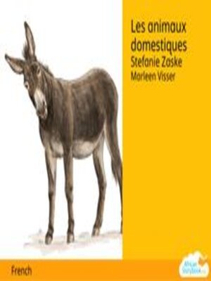 cover image of Les animaux domestiques
